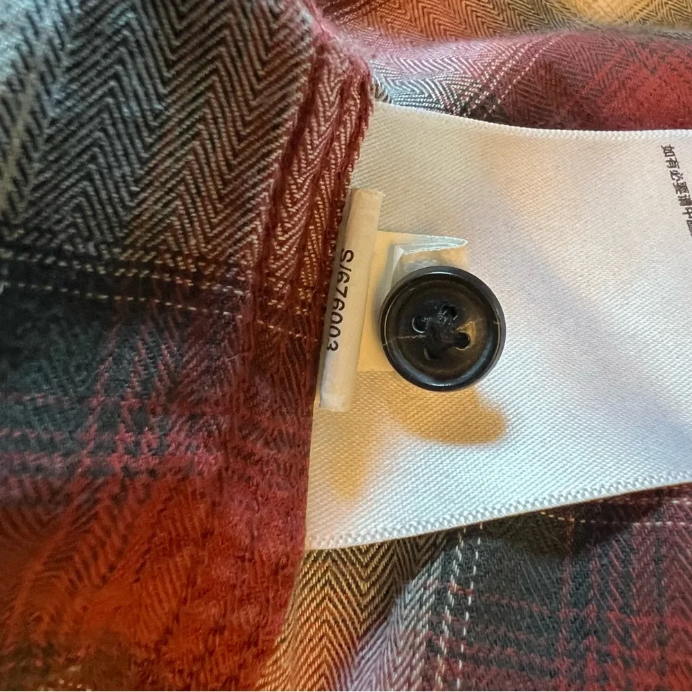 BANANA REPUBLIC Tailored Slim Fit Cotton Plaid Shirt